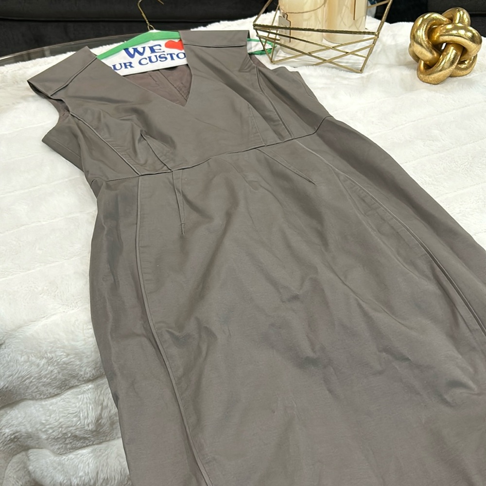 Grey long no sleeve dress